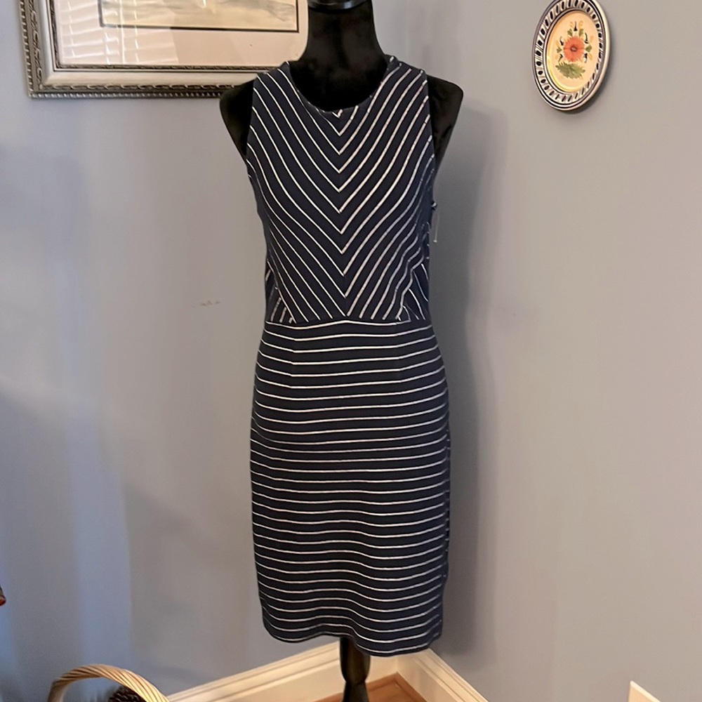 NWOT Old Navy Striped Stretch Sheath Dress